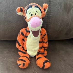 Disney Tigger Plush with Orange and Pink Accents